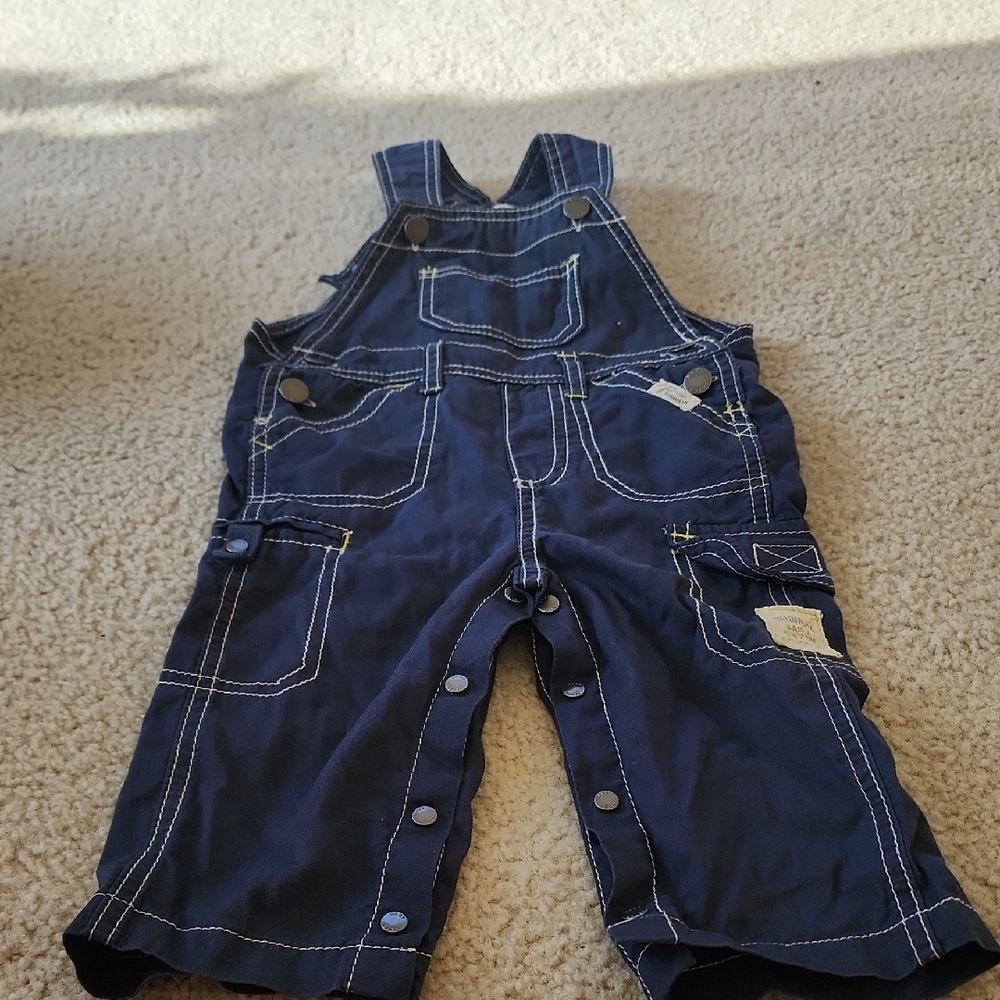 Pumpkin Patch Blue Denim Overalls